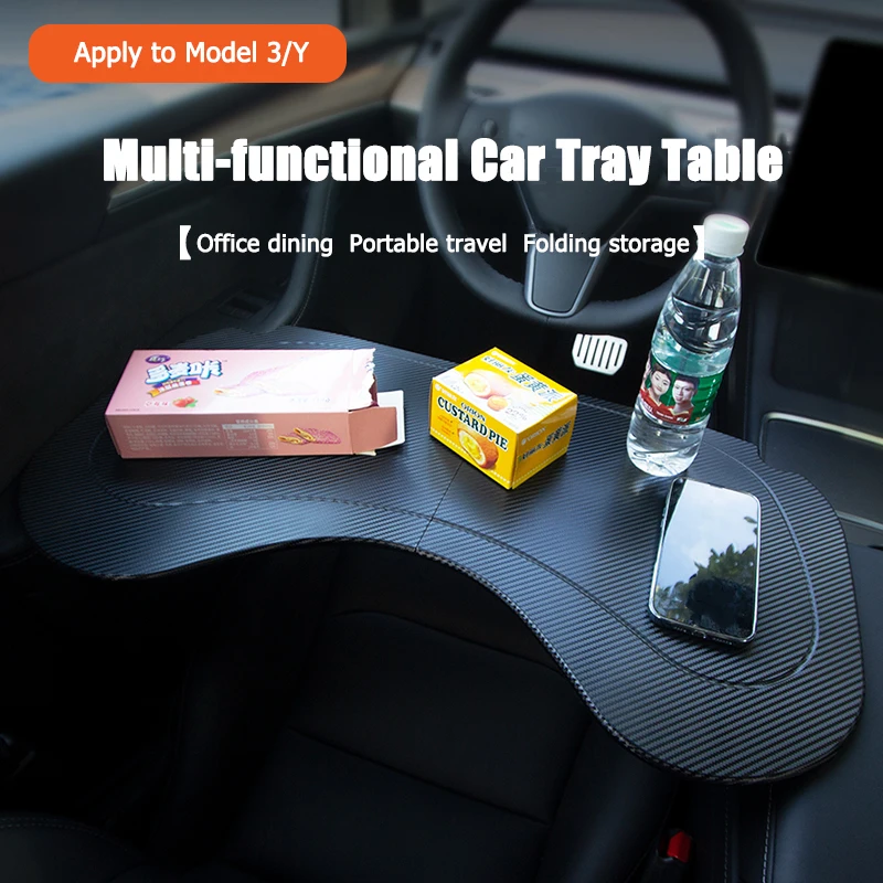 foldable car seat accessories food tray table for food and laptop with durable steering table car tray table