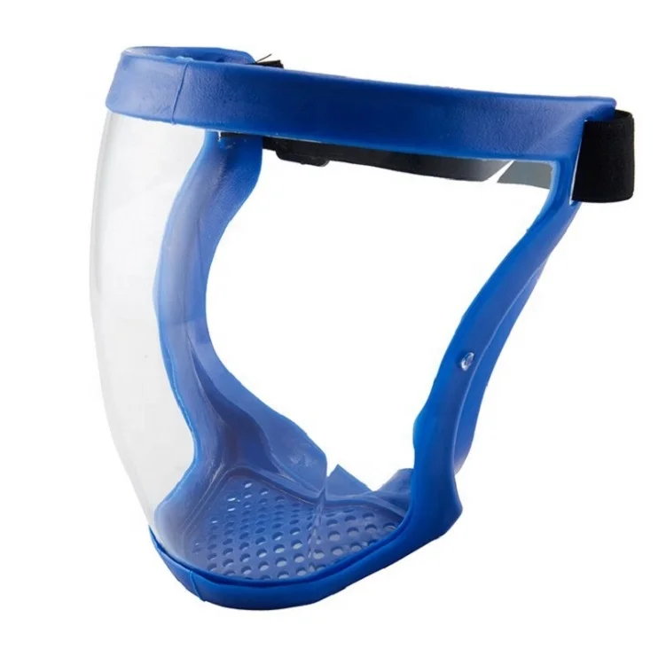 Wejump Transparent Full Face Shield Windproof Anti-fog Shield Super Protective Face Shield for Adults