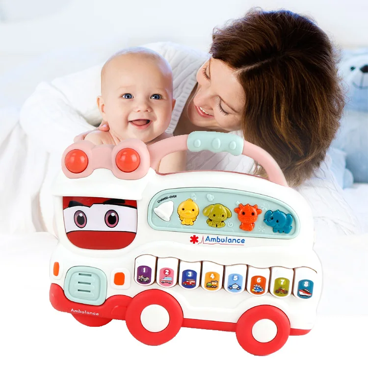Ambulance New ECO Friendly Musical Plastic Toy Electronic Keyboard Toys