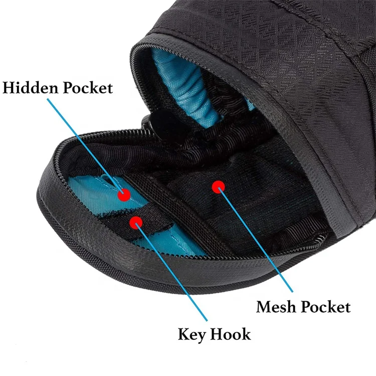 Bicycle Under Seat Pouch Seat Bag Bike Travel Bag Hard Case