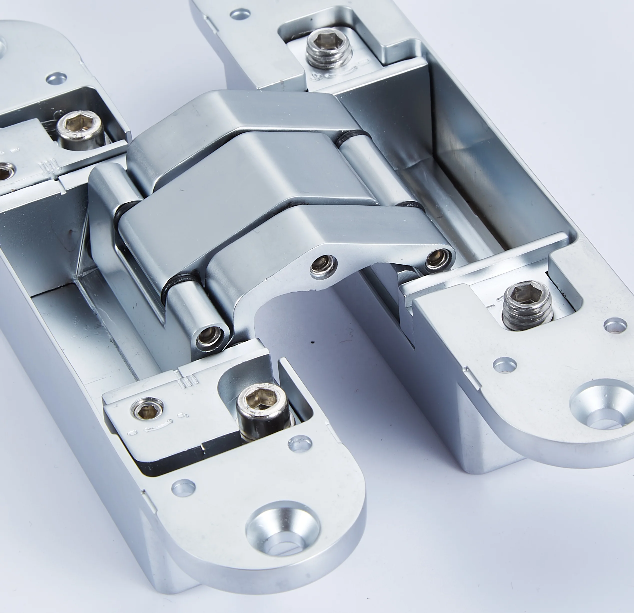 Chinese Factory Stainless Steel Aluminum Sliver Motorised 3D Pivot Conceal Door Hinge