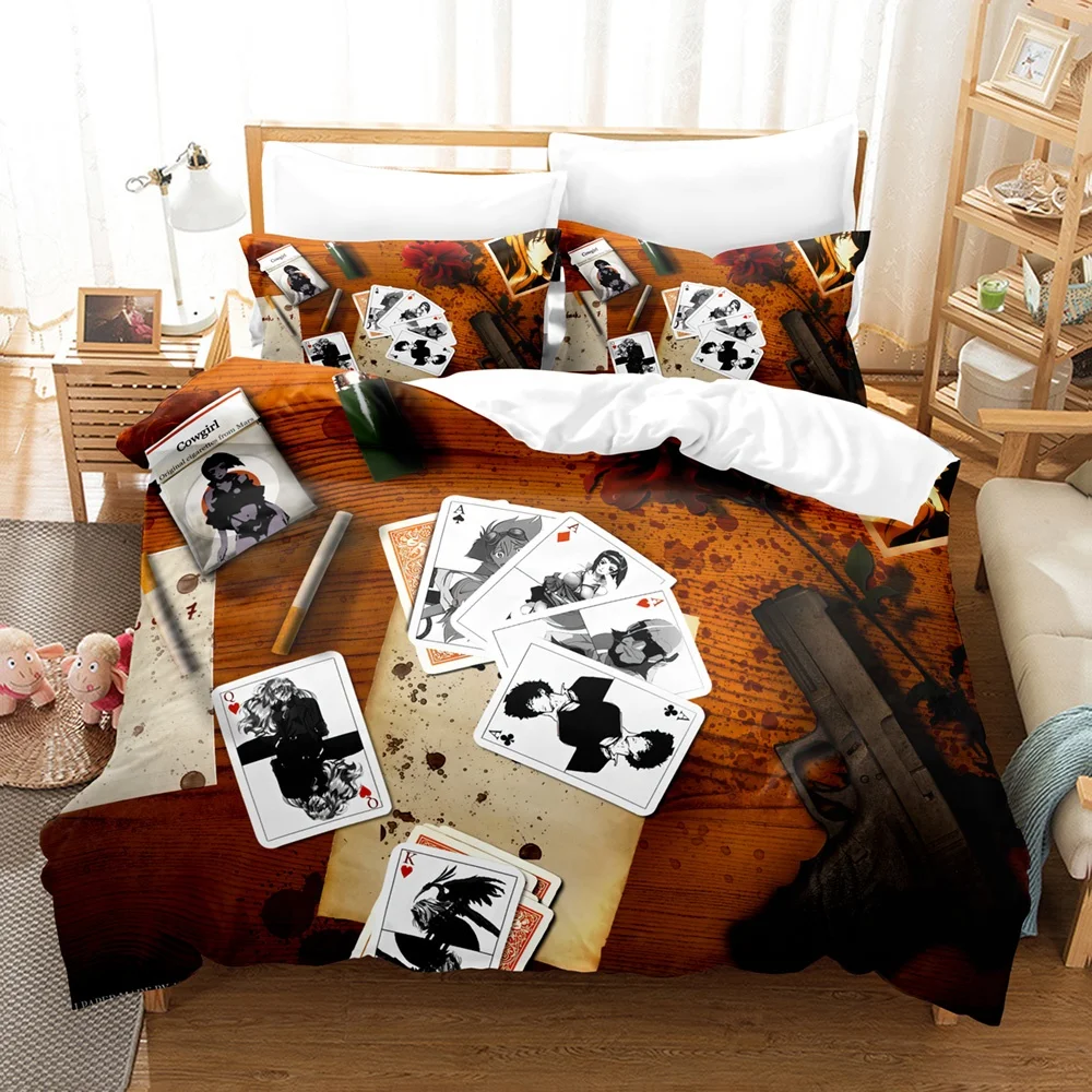Custom Factory Price Fashion Design 3d Printed Cartoon Duvet Cover Set Kids Bedding Sets