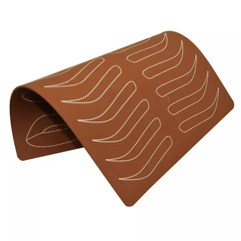 Newest Design Ombre Powder 2 Sided Skin Silicone Tattoo Practice Skin Pink thickness for Tattoo and Microblading Training