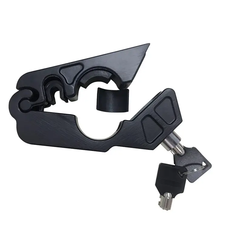 Motorcycle Handle Grip Lock Security Anti-theft Aluminium