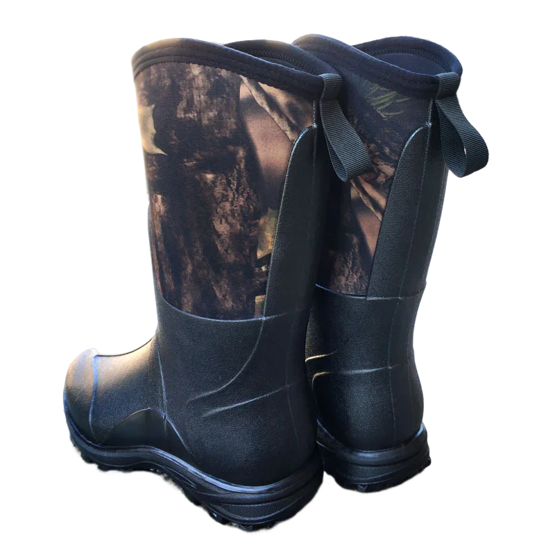 OBSHORSE Insulated Camo Hunting Snake Long Boots Waterproof Rain Cold Weather Mountain Lighted Neoprene Hunting Boots