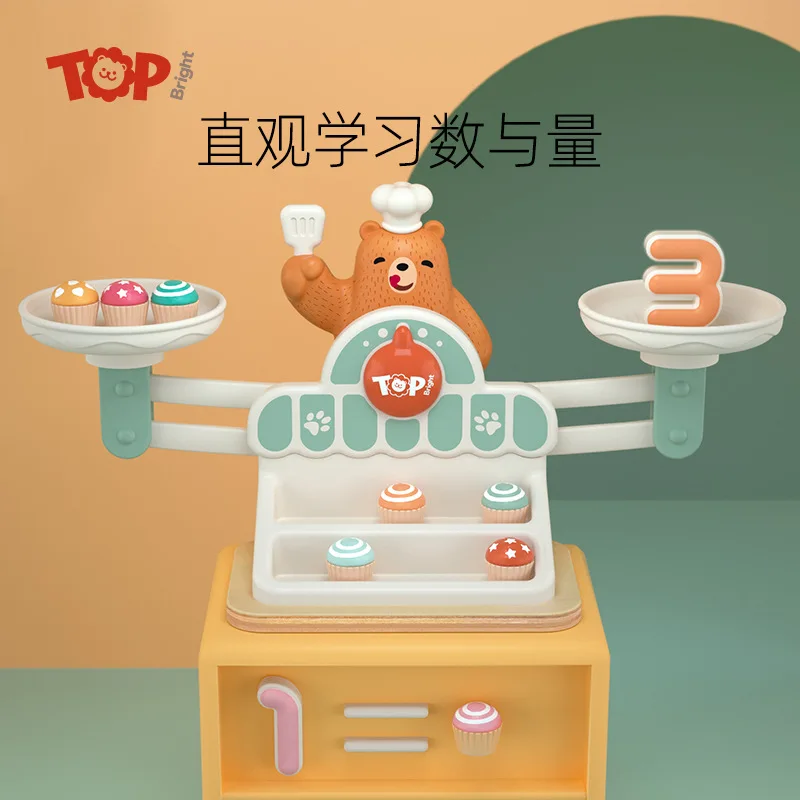 Topbright маленький медведь Цифровой баланс логическое мышление настольная игра для детей цифровое просвещение концентрация исчисления