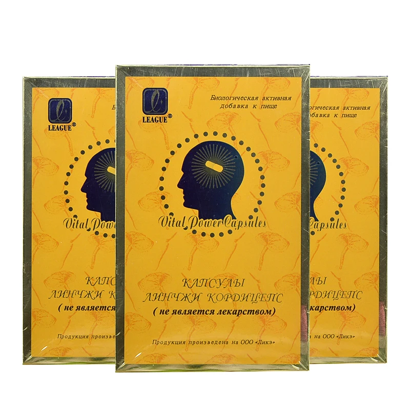 Chinaherbs Top Quality 100% Pure ganoderma cordyceps shiitake capsules Mushroom Extract