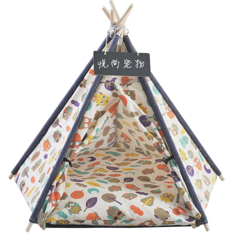Hot sales! New cat and dog tent supplies four seasons cotton pet tent pet house tent dog nest