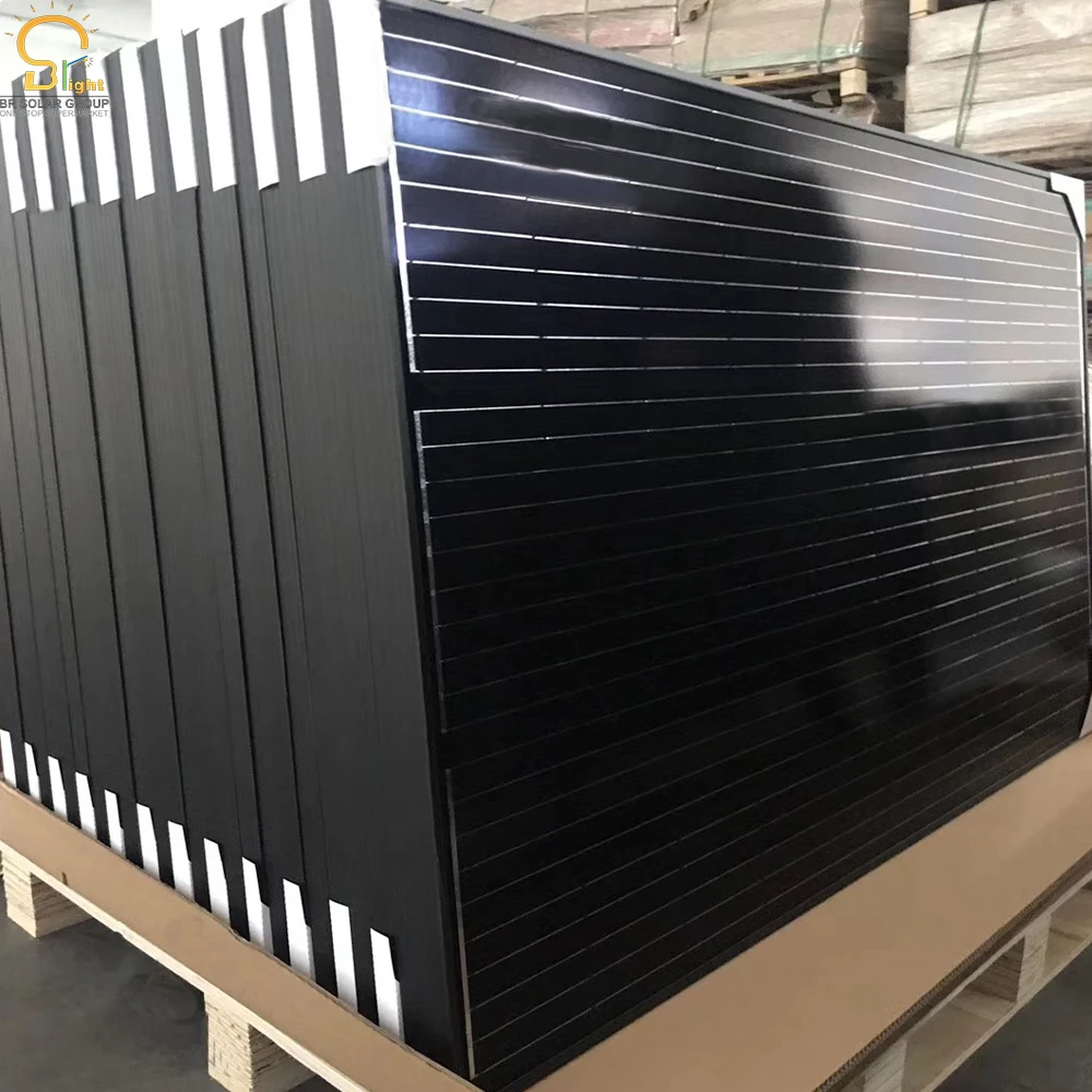 All black half cell  400w 450w solar panel price panel solar 450w PV modules