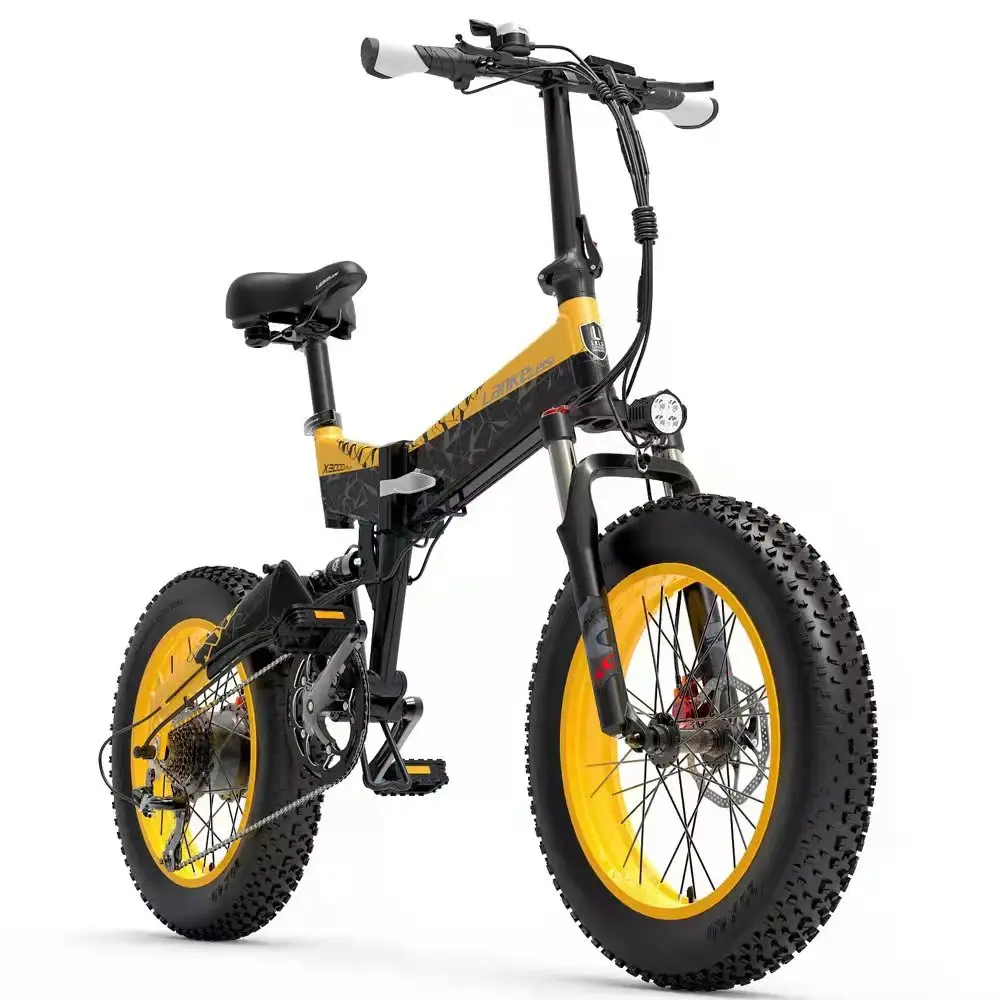 2023 NEW EU Warehouse CE Mountain ebike 48V 20inch Fat Tire Electric Folding Bike With Pedal 1000W 17.5AH City Electric Bicycle
