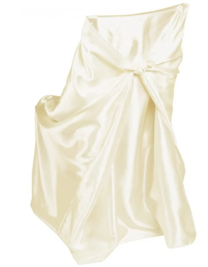 Silky Anniversary Party Wholesale Wedding Chair Covers Wedding Banquet Event Chair Cover