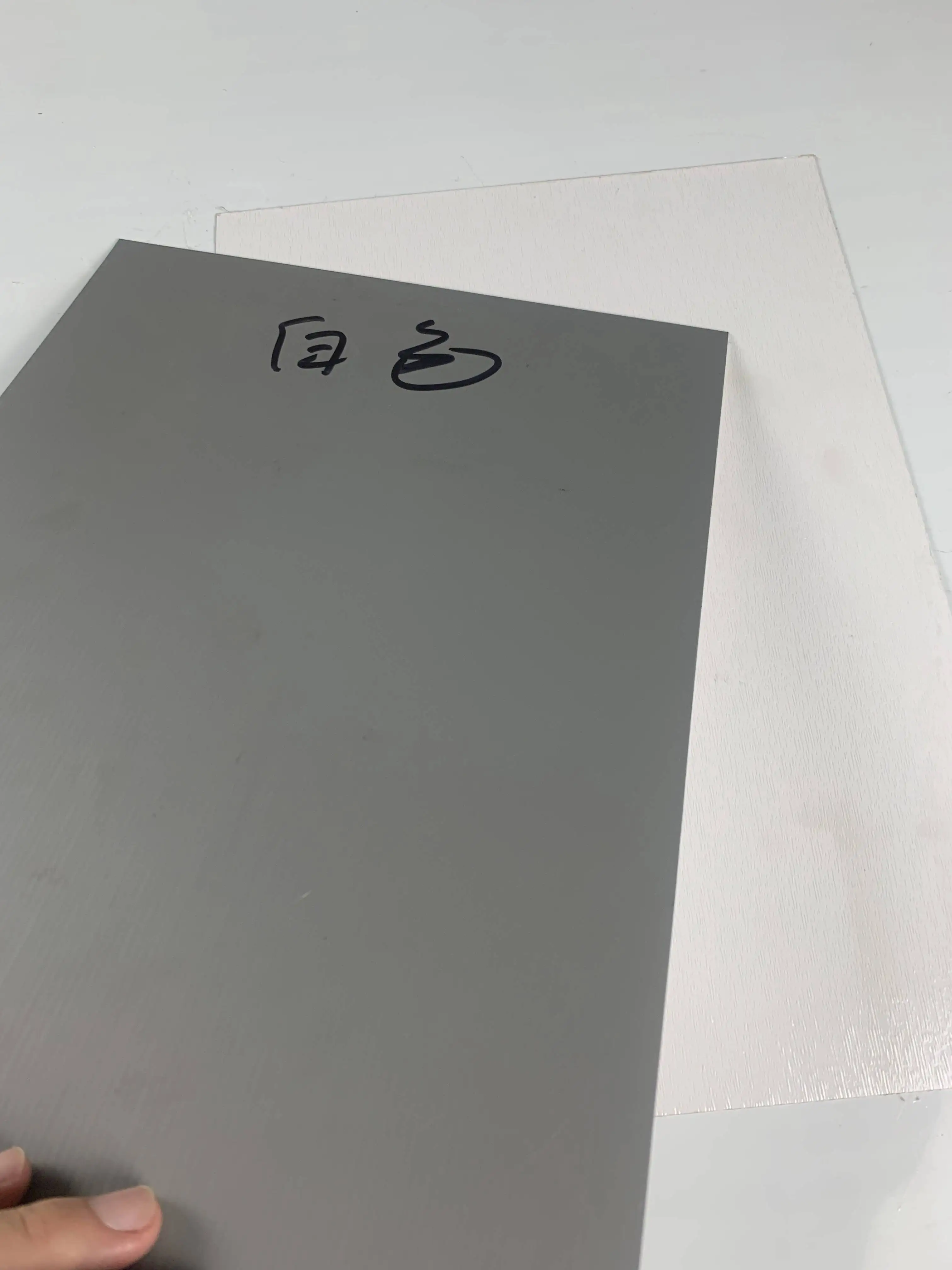 light white wooden Color pvc/pet Coated Cold Laminated galvanized Steel Sheet/Steel Plate for door and decorate