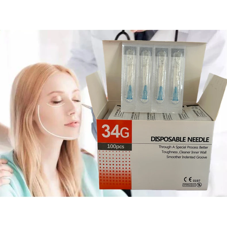 With CE ISO Marked Bd Ultra-Fine Beauty Injection Korean Disposable Hypodermic Needle Meso Needle For Mesotherapy