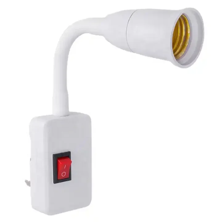 E27 Bulb Camera Flexible Extension Converter LED Light Lamp Bulb Extend Adapter Wall Socket Lamp Base Holder Screw Socket