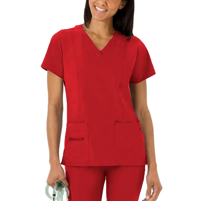 High Quality Fashion Scrubs Wholesale Woman Scrub Nurse Uniforms Set 2 Pieces