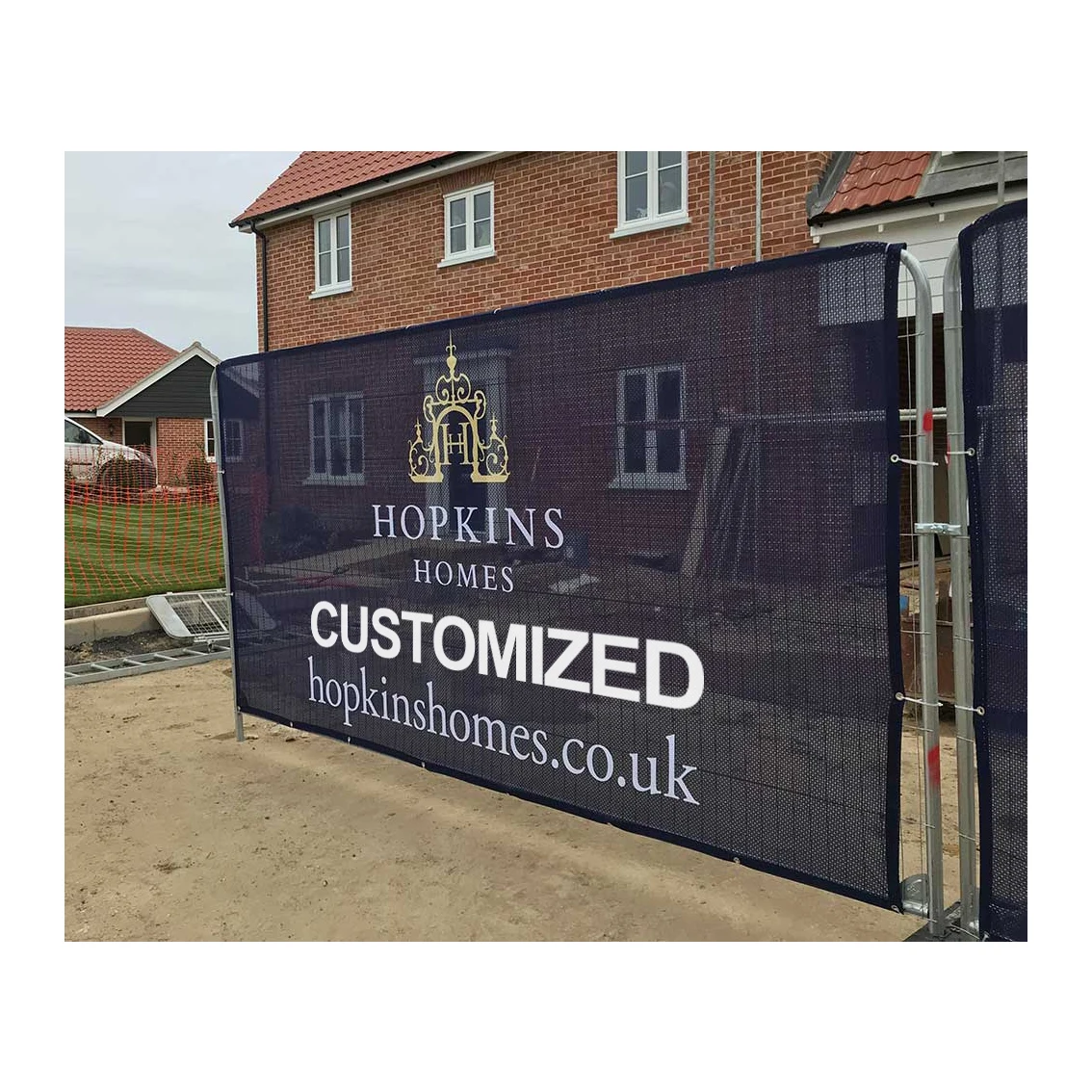 Large format outdoor fence customized signs and banners happy birthday paper banner custom print banner