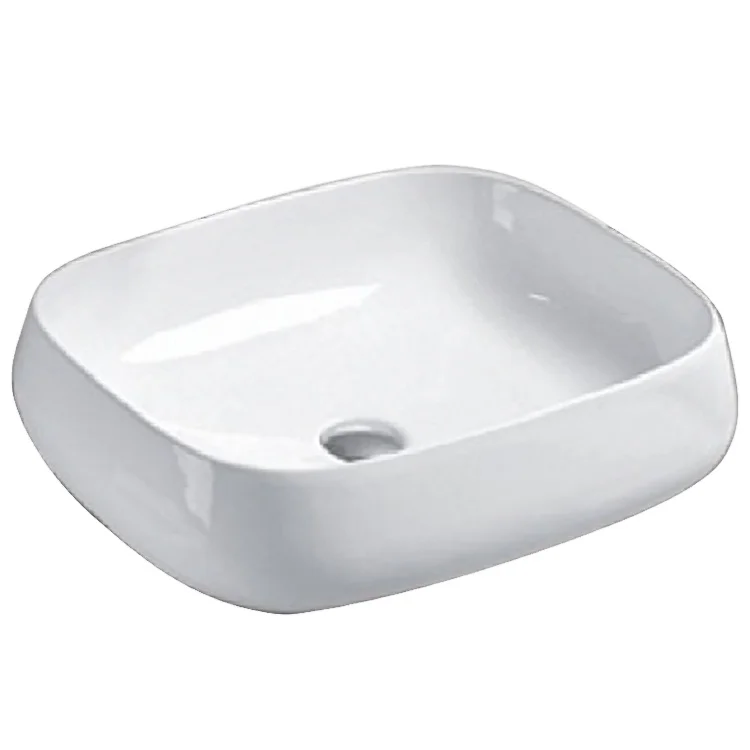 Top quality tabletop lavabo white washbasin hand wash bathroom sink ceramic  art basin