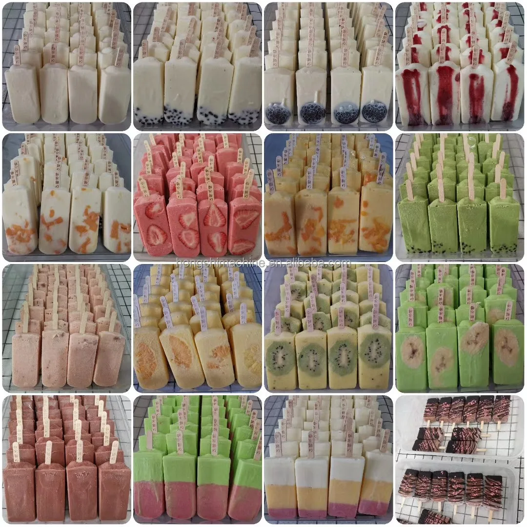 Stainless steel high quality ice lolly machine / popsicle making machine