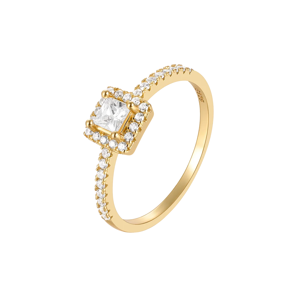 Fashion Custom Beautiful Original Cheap Girlfriend Ladies Crystal  Competitive Set Turkish Eternity Golden Supplier Silver Ring