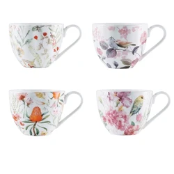MG59 Ceramic Bone China Tea Cup Coffee Mug Gift Set with Color Box Gift Box