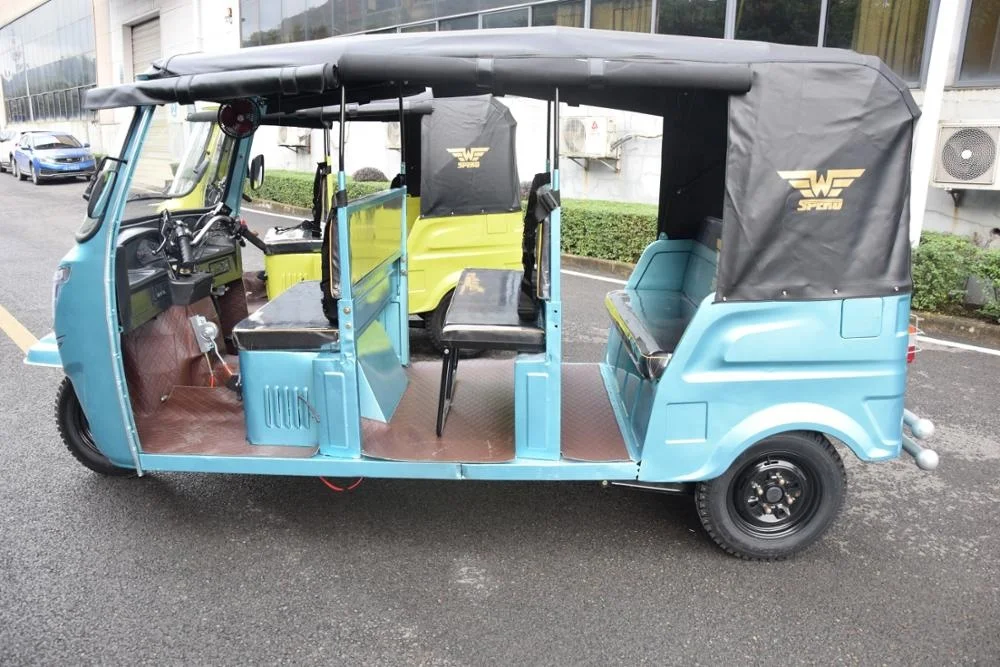 China Bajaj Style 4 6 8 Passenger Tricyle 200cc 250cc Tuk Tuk 3 Wheel Motorcycle Keke for Africa