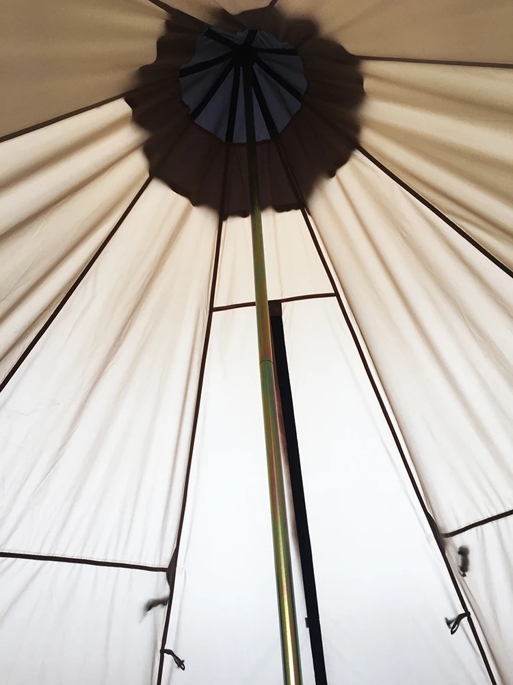 
4 6 Person Big Large Wholesale Outdoor Luxury Adult Family Indian Teepee Tipi Camping Tent for Sale 