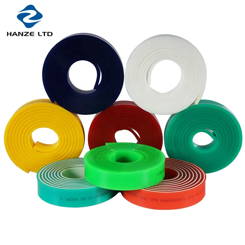 2 in 1 silk screen printing squeegee replacement rubber roll strip 50mm x 3mm x 2m
