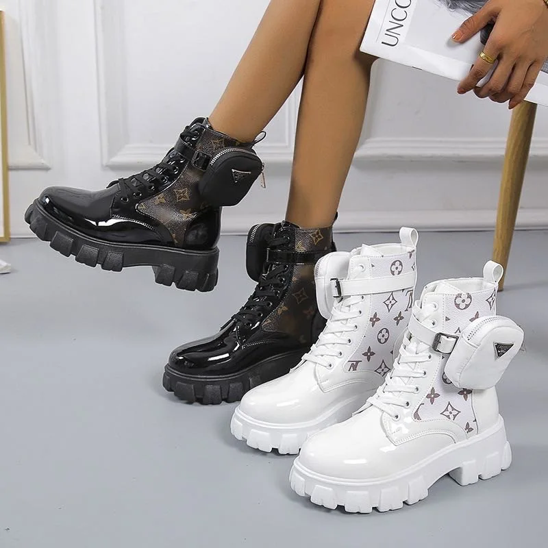 Wholesales 2022 Fashion Boots for men and women, high heeled thick platform causal boots