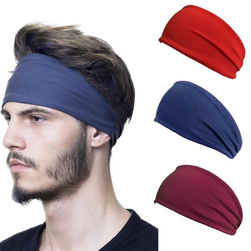 
Cycling Yoga Sport Sweat Headband Men Sweatband For Men and Women Yoga Hair Bands Head Sweat Bands Sports Safety 