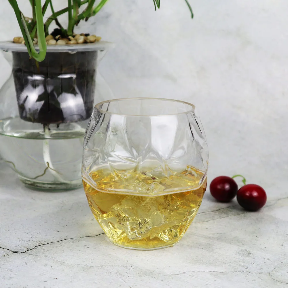 
New Design Custom Unbreakable Tritan Plastic Whiskey Glass For Bar 
