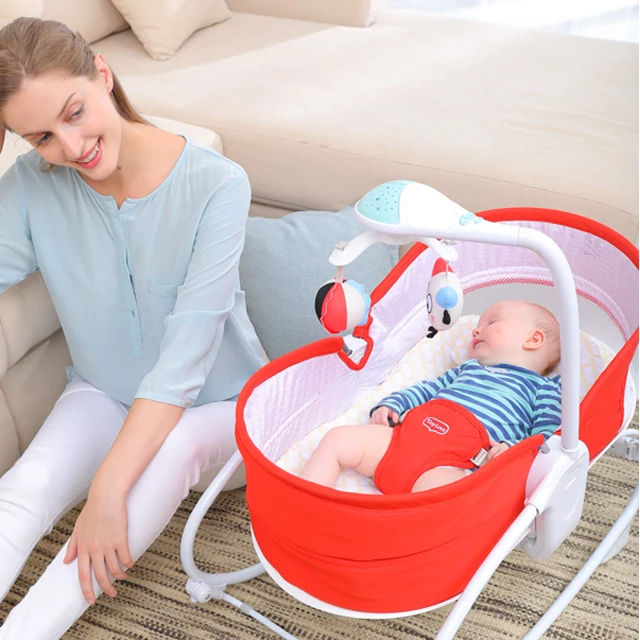 Hot selling hot products 2020 new spot 3 in 1 baby shaker rocking chair with music automatic swing swing hot sale
