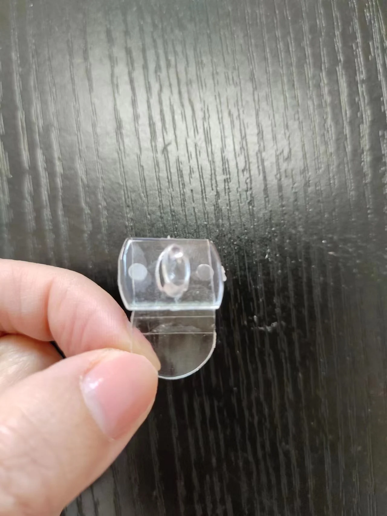 Hanging strips decorate  Transparent clear 20 small cable clips  large pairs of plastic hook  adhesive hook