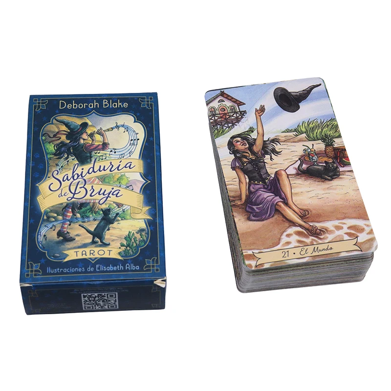 Customized medieval fantasy style gold foil tarot cards printing ladies astrology tarot card with keywords