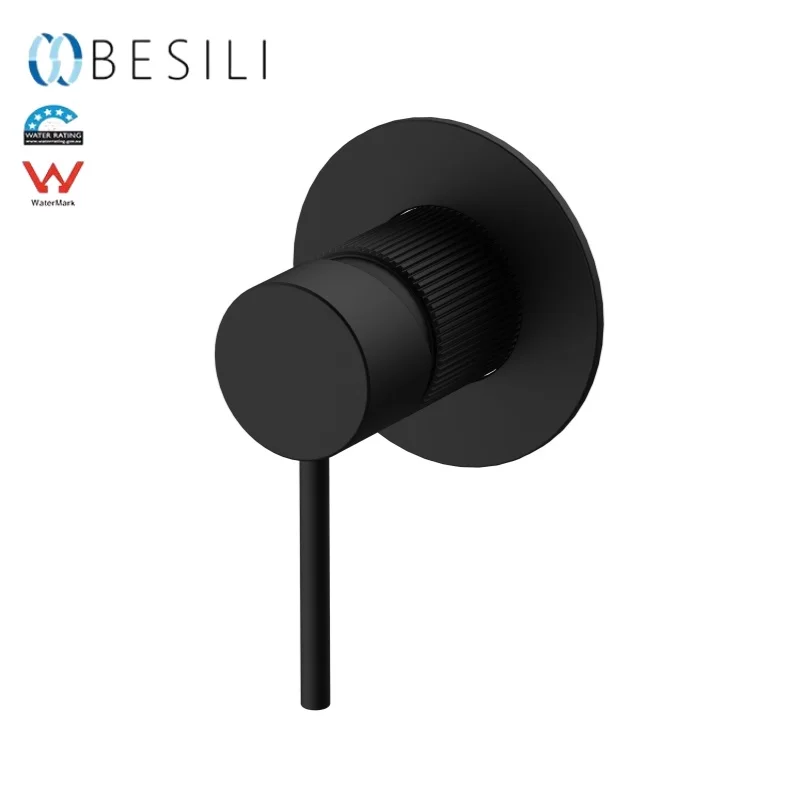 Watermark approved wall mounted shower faucet bathroom accessories circular hot and cold mixer single handle faucet