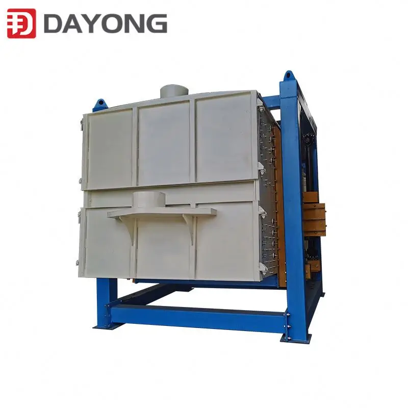Large Power Delicate High Precision Powder Silica Sand Automatic Square Swing Vibrating Screen