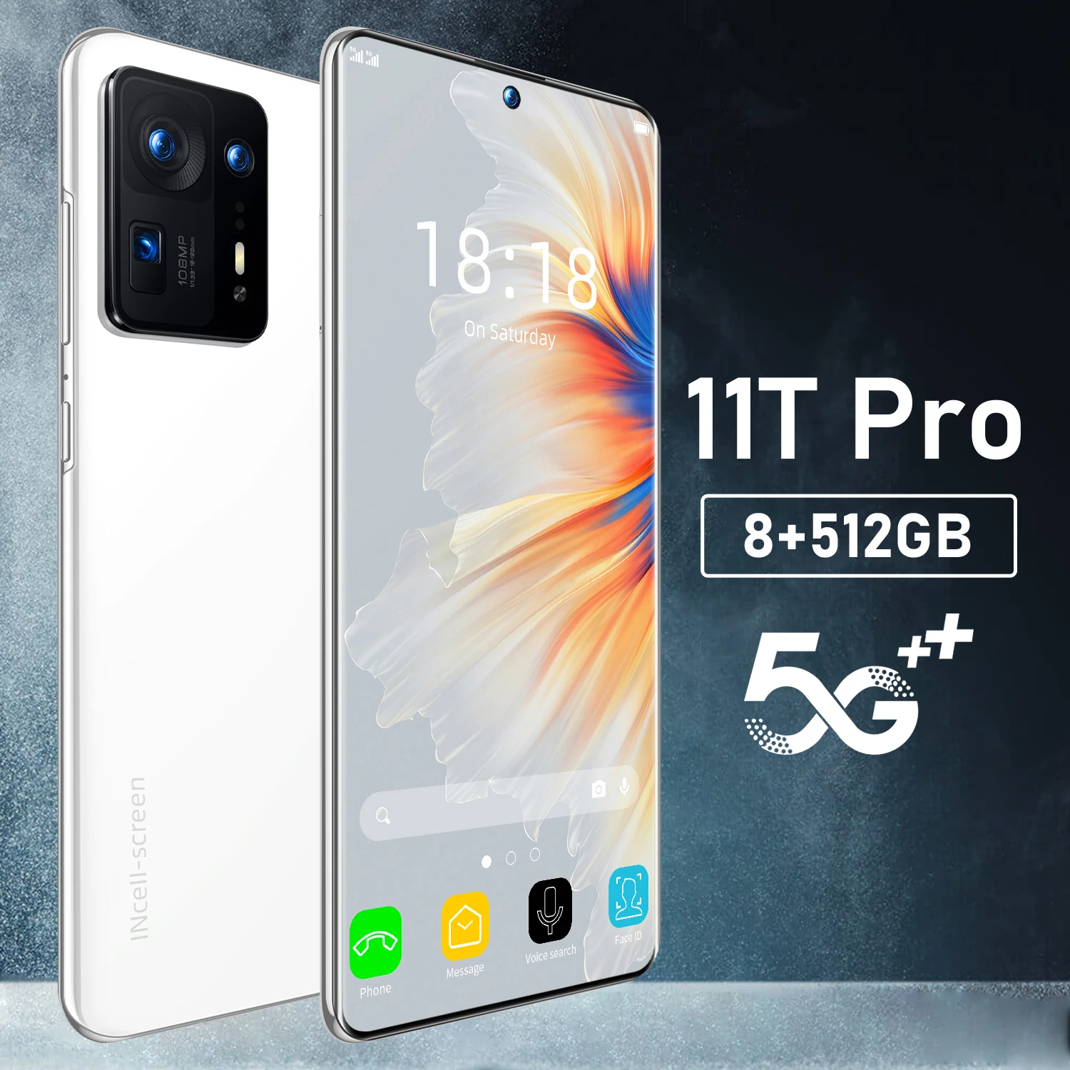 Разблокированный мобильный телефон 11T pro с глобальной прошивкой US UK, 3g, 4g, 5g, недорогие смартфоны с большой батареей 6800 мАч, мобильный телефон на Android