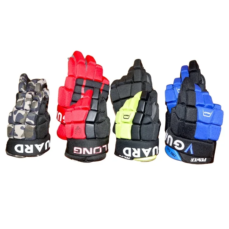 Brand Hot Sale Professional Elastic Pp Ice Hockey Mittens for Adults and Kids