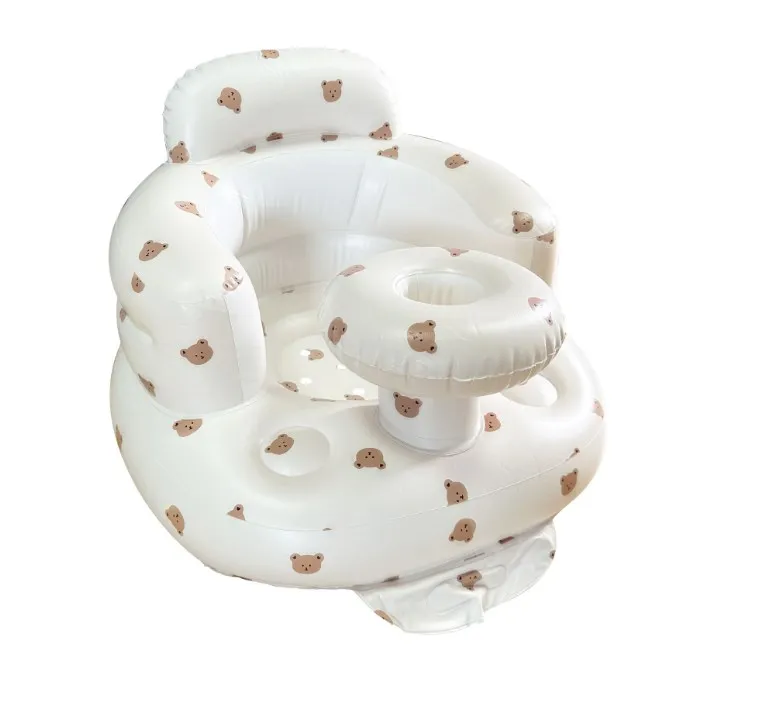 Hot Sale Inflatable Baby Seat Float Ring Swimming Circle Seat Boat Children Swimming Circle With Awning And Steering Wheel