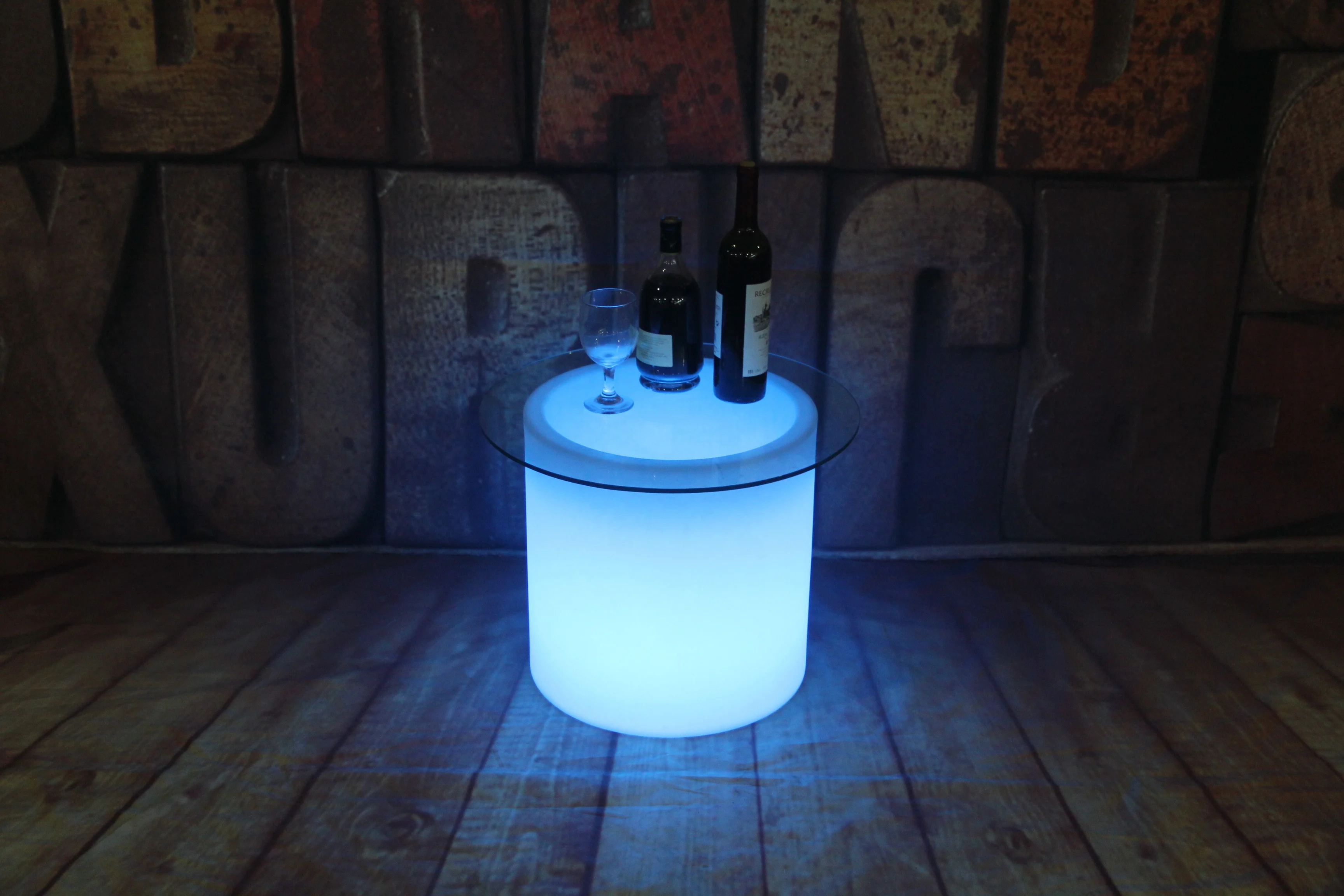 
Latest innovative products led ice bucket vodka bottle cooler acrylic ice bucket 