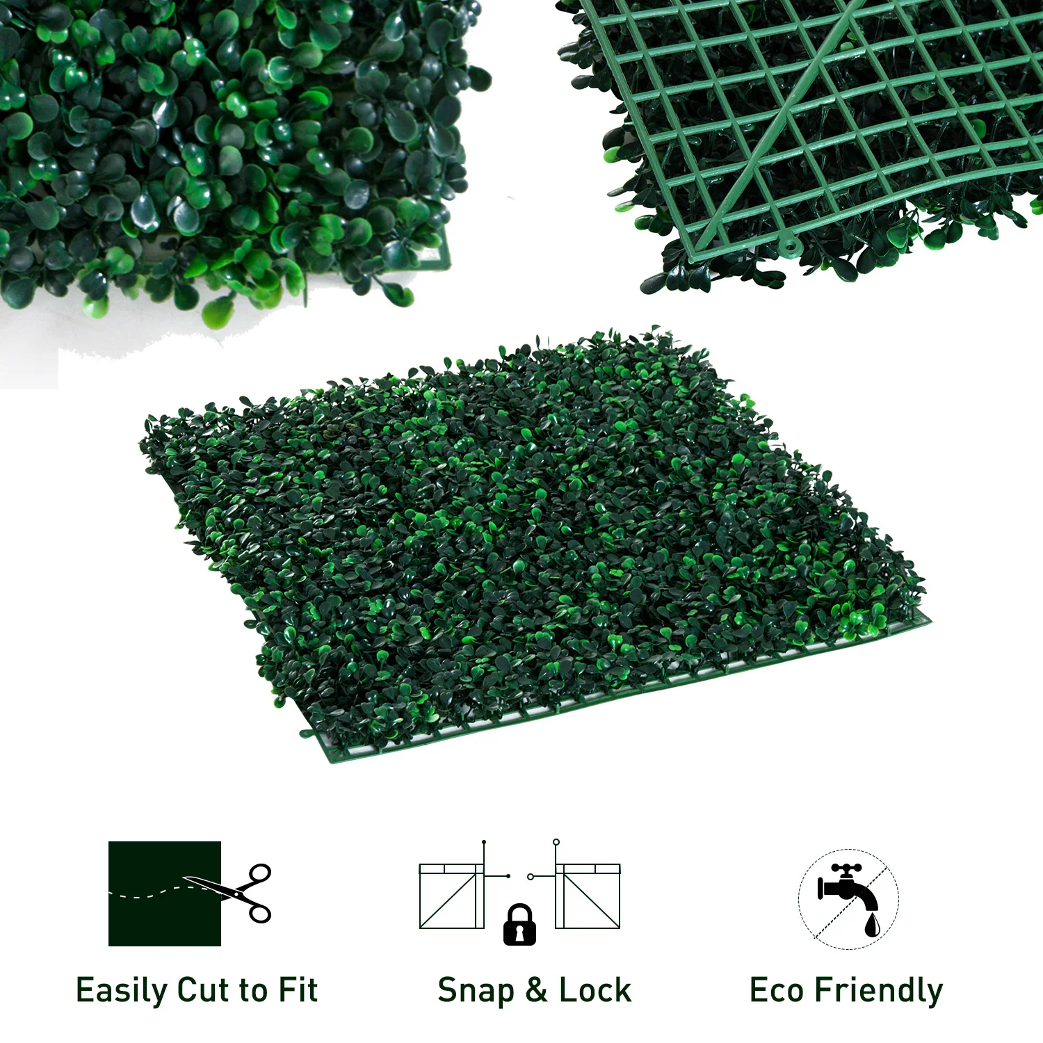 Artificial Boxwood Hedge Mat Plant Panels Artificial Wall Hedge Grass Mat