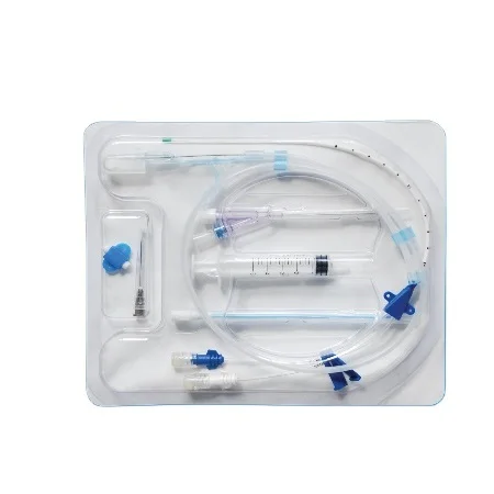 TUOREN medical consumables disposable triple lumen hemodialysis Central Venous Catheter Puncture cvc kit with CE