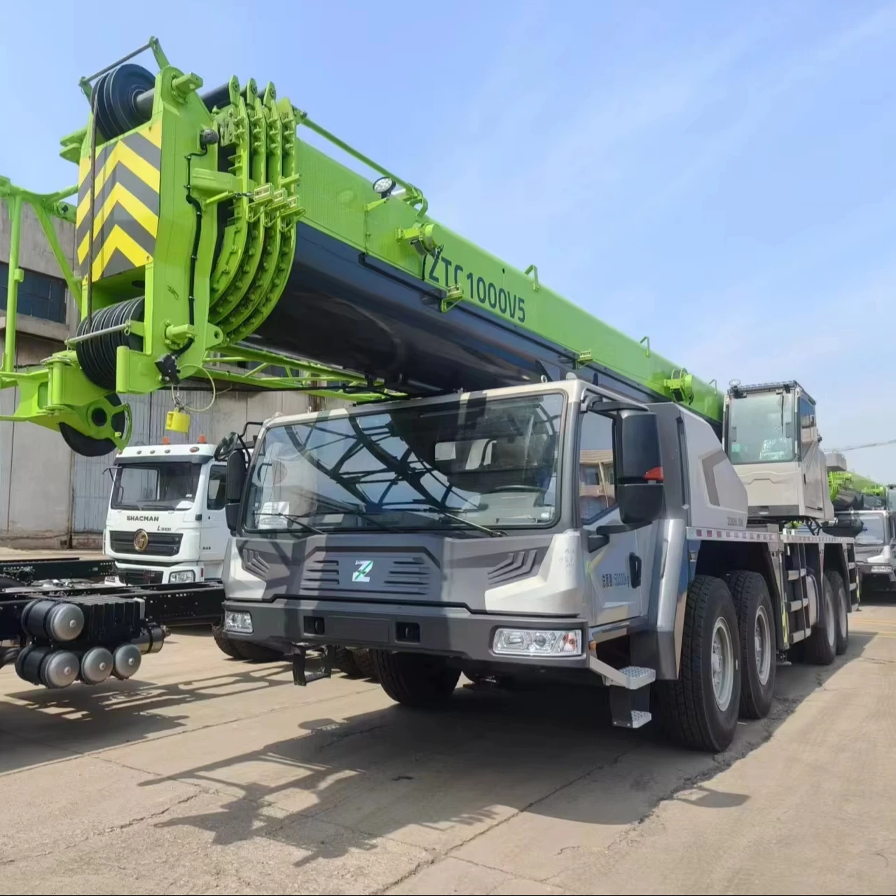 Offical Factory Low Price 100 Ton Mobile Truck Crane ZTC1000V Telescopic Boom Crane Truck