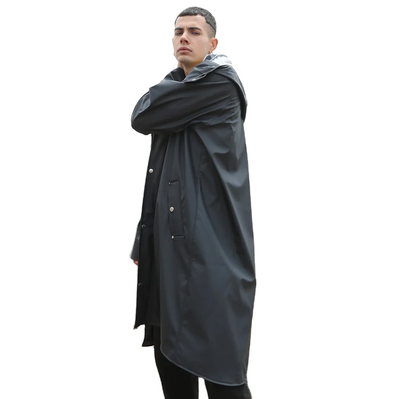Rainfreem Raincoat PU Fabric  Pure Color Customized  Logo Size  Waterproof Windproof Can Print Logo