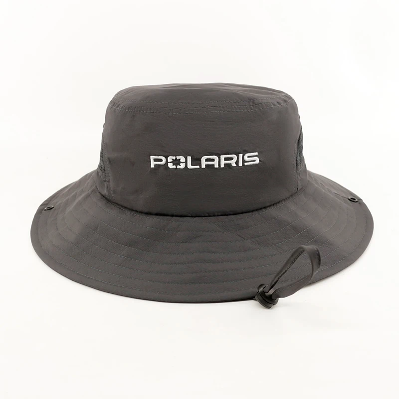 custom summer sun protection waterproof breathable quick dry mesh fisherman cap boonie bucket hat with string
