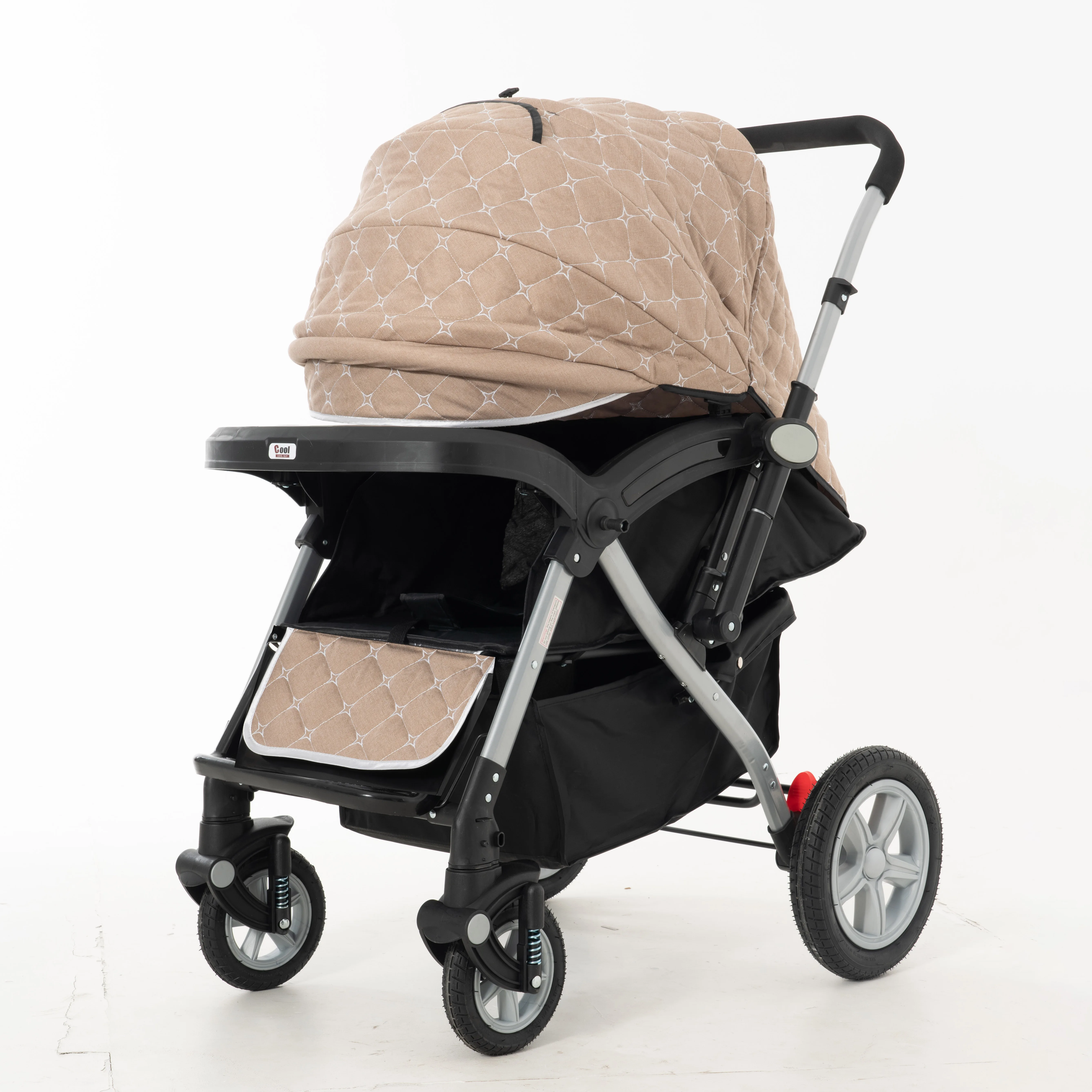 hot selling portable folding baby stroller for boys and girls aged 0-3 years old with sit can lie with Foot cover warm pram