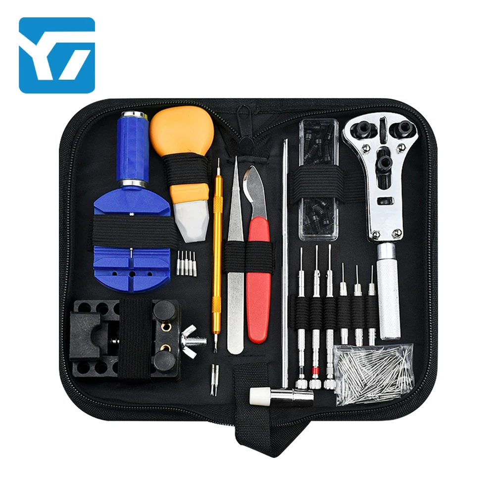 High quality watch repair kit 147 piece set watch remover spring rod watch repair tool kit