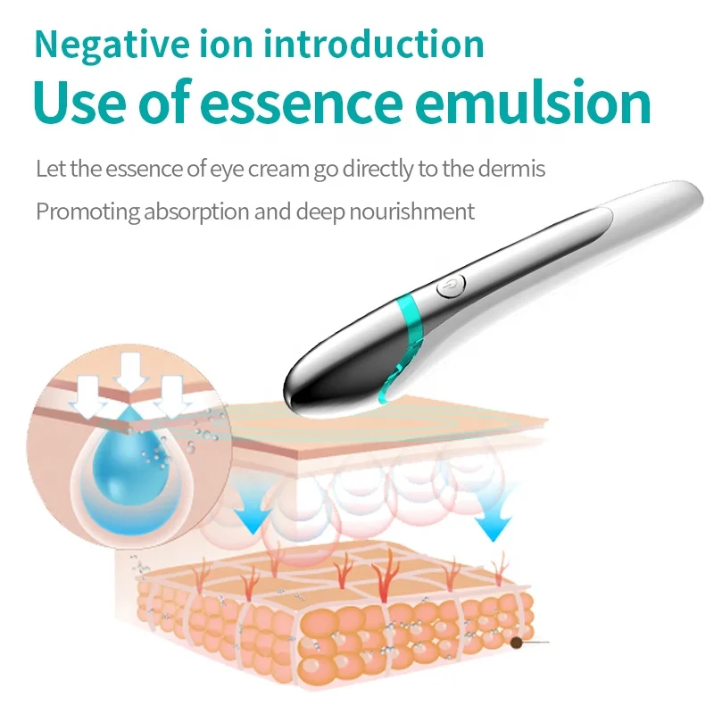 2021 Popular Japan Korea beauty tool shenzhen mini EMS under eye fatigue relief face massager device for eyes