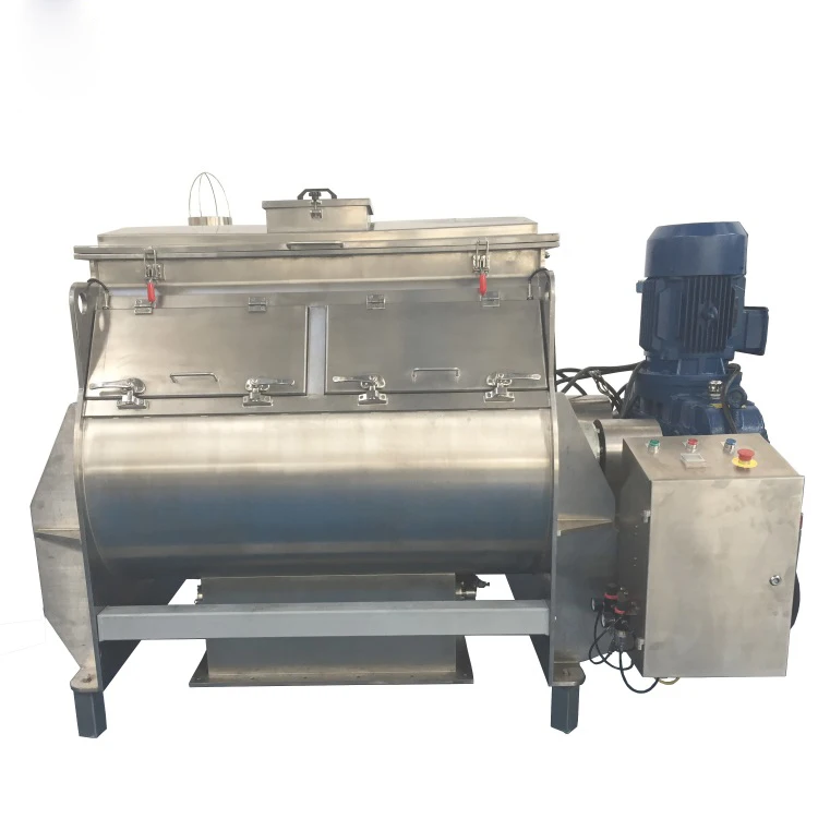 High performance dry powder mortar mixer horizontal double shaft paddle mixer