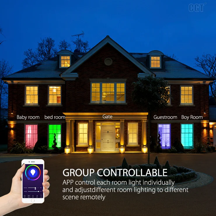  Умное украшение для дома установка ССТ выбор RGB Wi-Fi приложение Alexa голосовое управление умный светодиодный потолочный