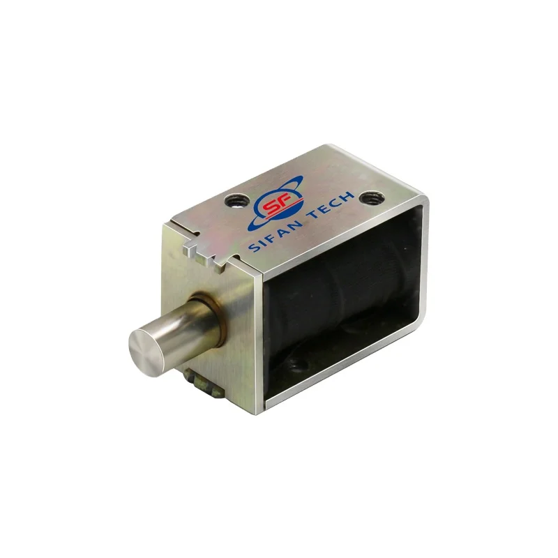 solenoids long stroke solenoid push ac heavy duty magnetic push latch solenoid for cabinets DC 24 V  Mini electromagnet